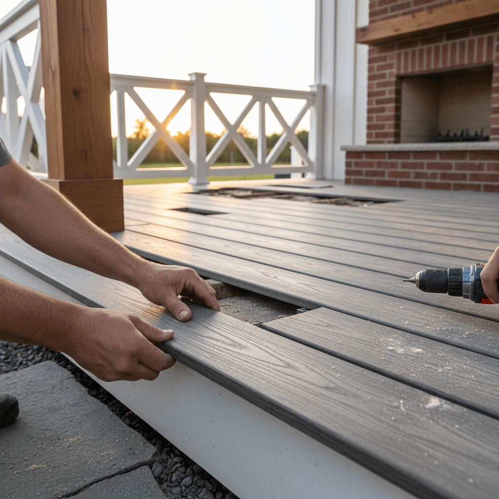 Professional deck boards & decking materials project by RenoHouse in Milton — deck boards