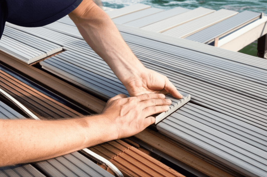 Professional deck boards & decking materials project by RenoHouse in Scugog — deck boards
