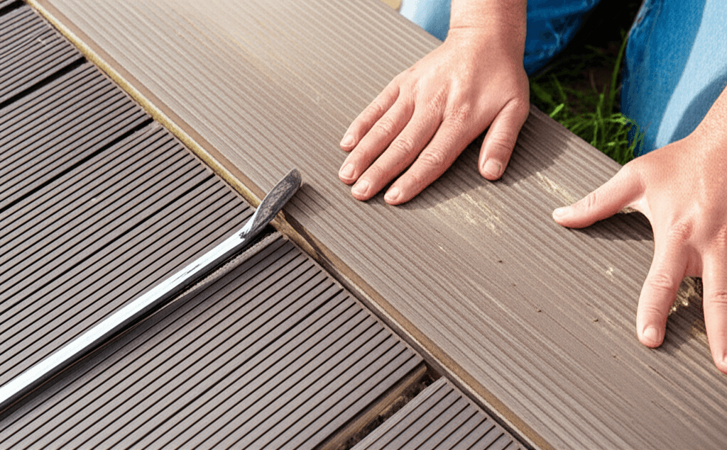 Professional deck boards & decking materials project by RenoHouse in Uxbridge — deck boards