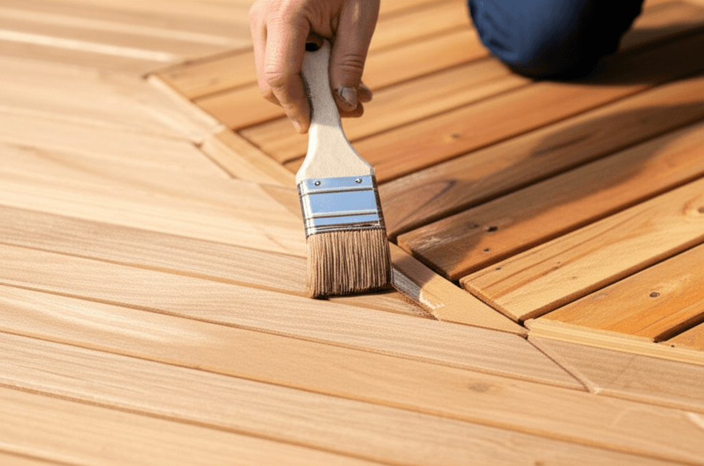Professional deck staining & finishing project by RenoHouse in Milton — quality workmanship