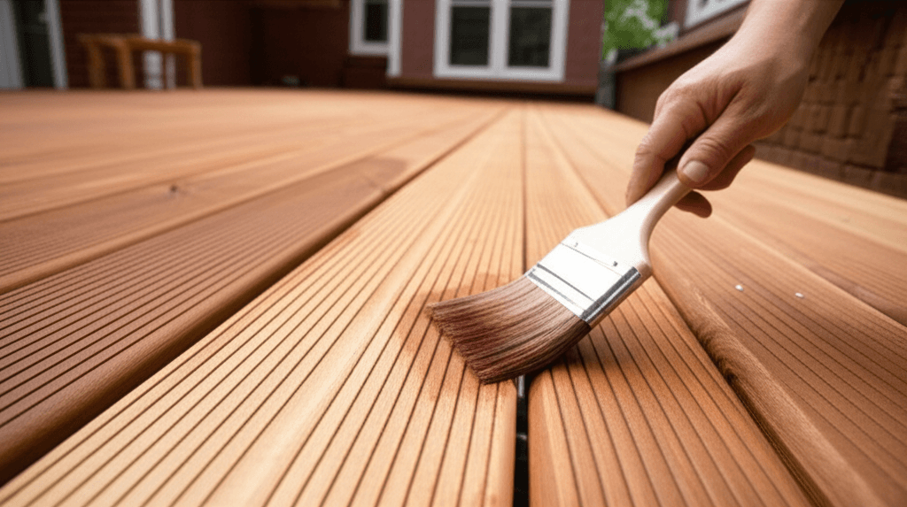 Professional deck staining & finishing project by RenoHouse in Whitby — quality workmanship