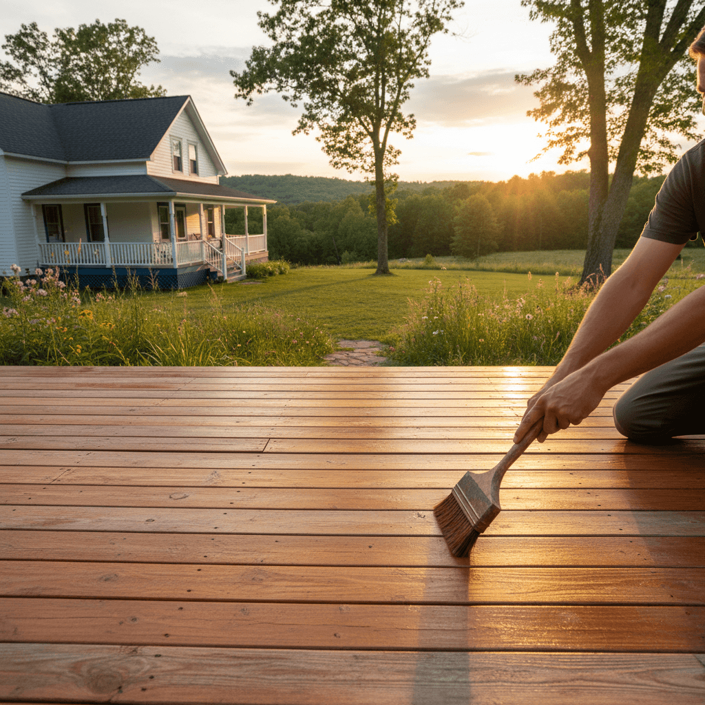 Deck Staining & Finishing services in Brock — licensed deck staining near me