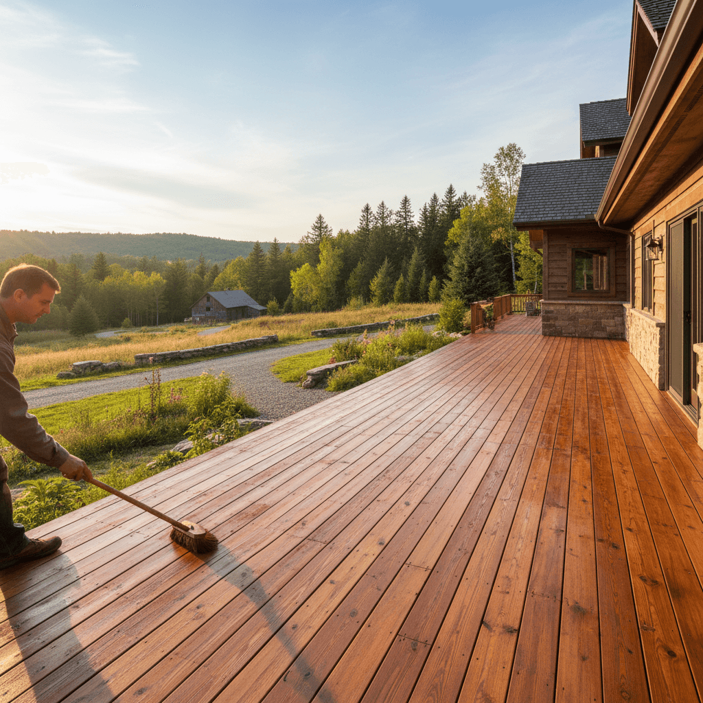 Deck Staining & Finishing services in Caledon — licensed deck staining near me