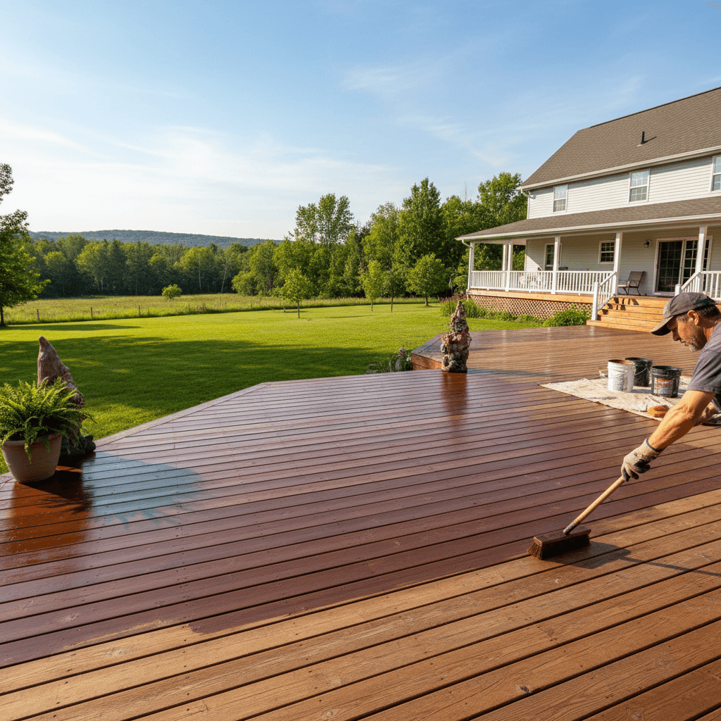 Deck Staining & Finishing services in Clarington — licensed deck staining near me