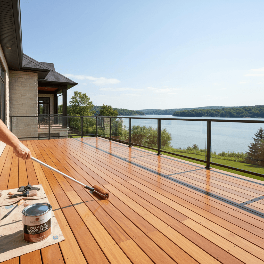 Deck Staining & Finishing services in Oakville — licensed deck staining near me
