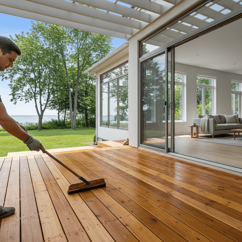 Deck Staining & Finishing services in Pickering — licensed deck staining near me