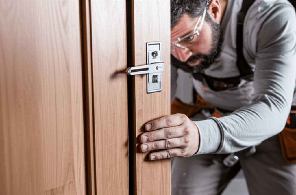 Professional door frame repair project by RenoHouse in Ajax — quality workmanship