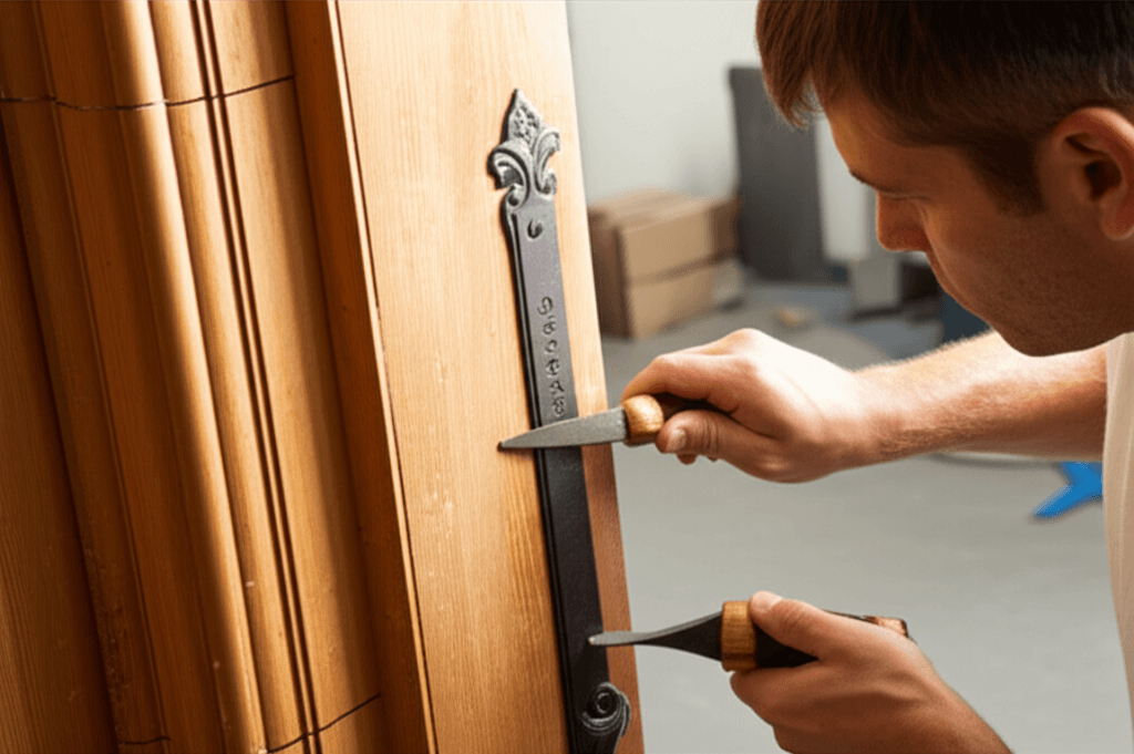 Professional door frame repair project by RenoHouse in Burlington — quality workmanship