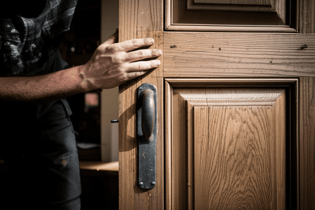 Professional door frame repair project by RenoHouse in Caledon — quality workmanship