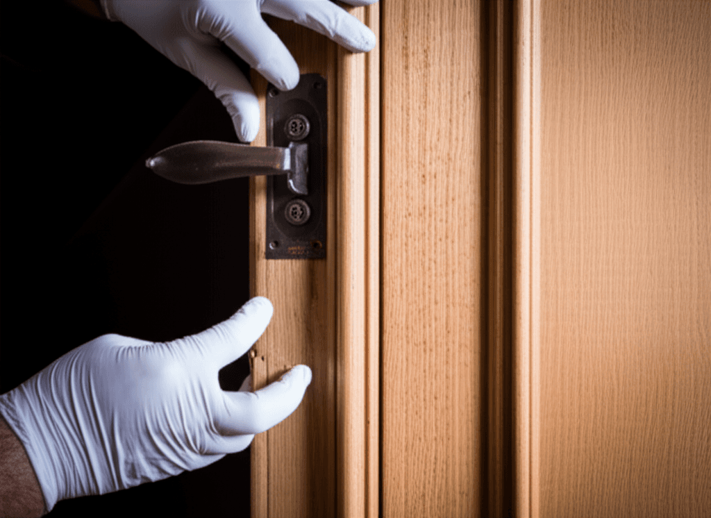 Professional door frame repair project by RenoHouse in King City — quality workmanship