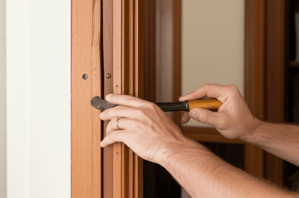 Professional door frame repair project by RenoHouse in Newmarket — quality workmanship