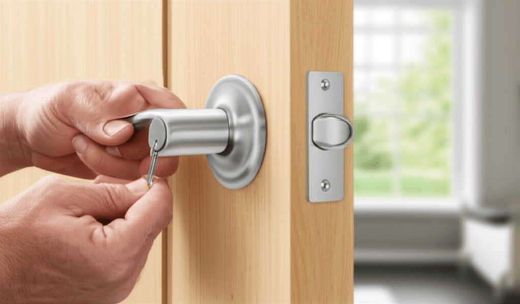 Professional door hardware installation project by RenoHouse in Clarington — exterior doors