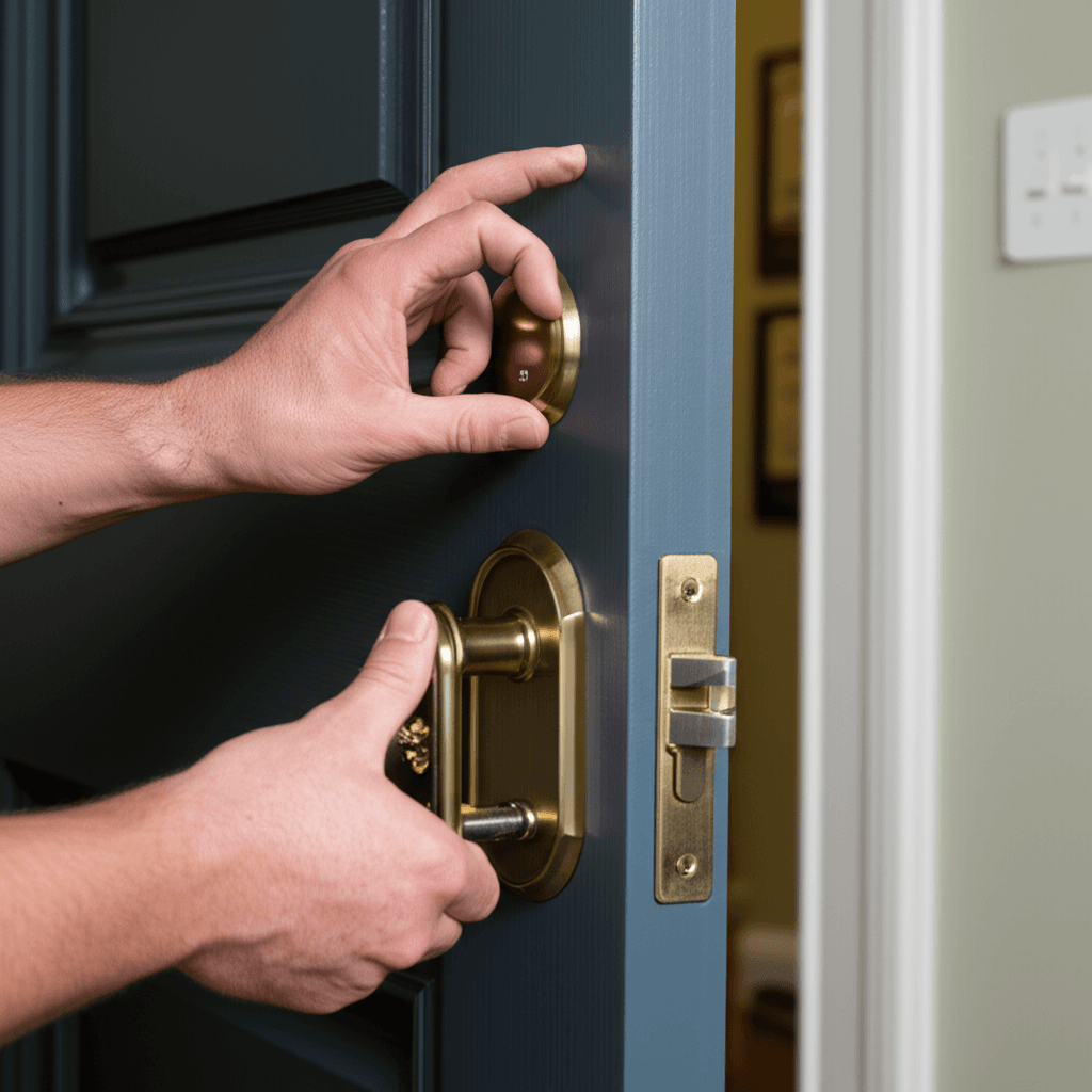 Professional door hardware installation project by RenoHouse in Newmarket — exterior doors