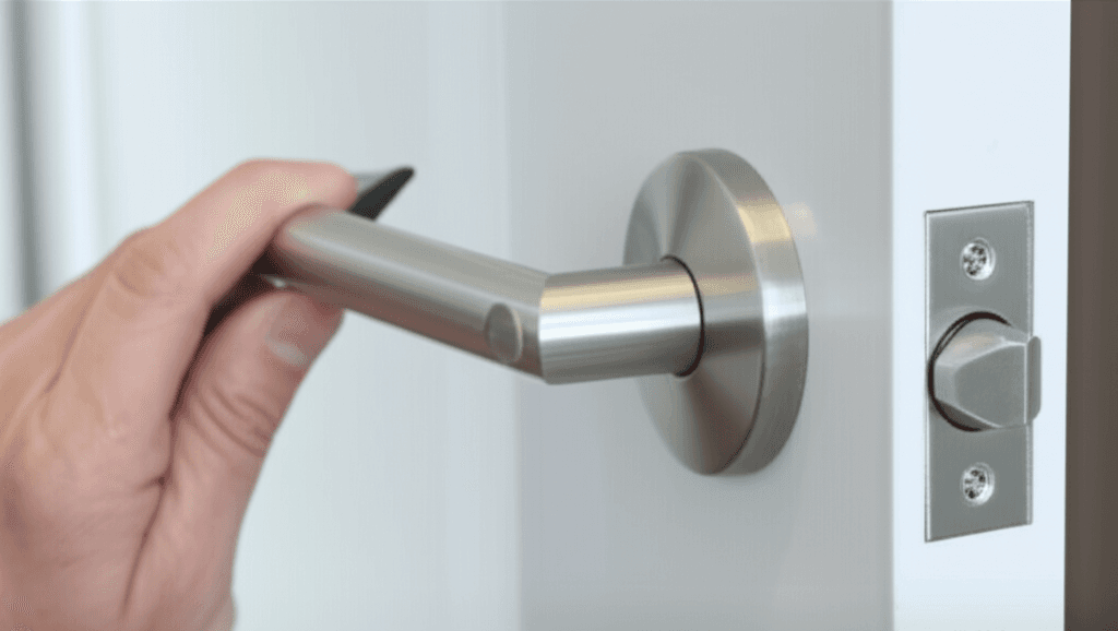 Professional door hardware installation project by RenoHouse in Pickering — exterior doors