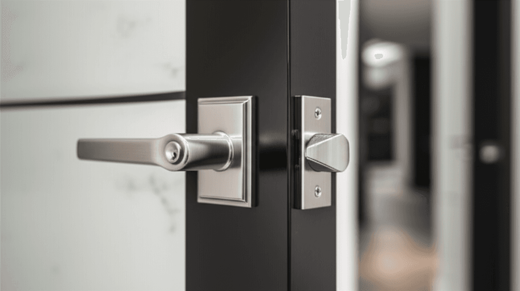 Professional door hardware installation project by RenoHouse in Vaughan — exterior doors