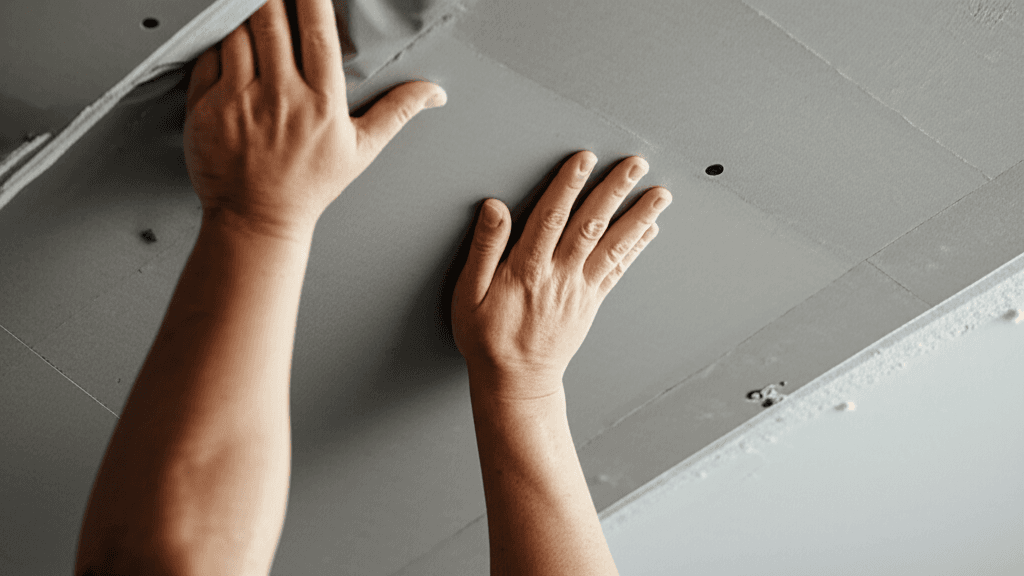 Professional drywall ceiling repair project by RenoHouse in Toronto — drywall ceiling repair toronto