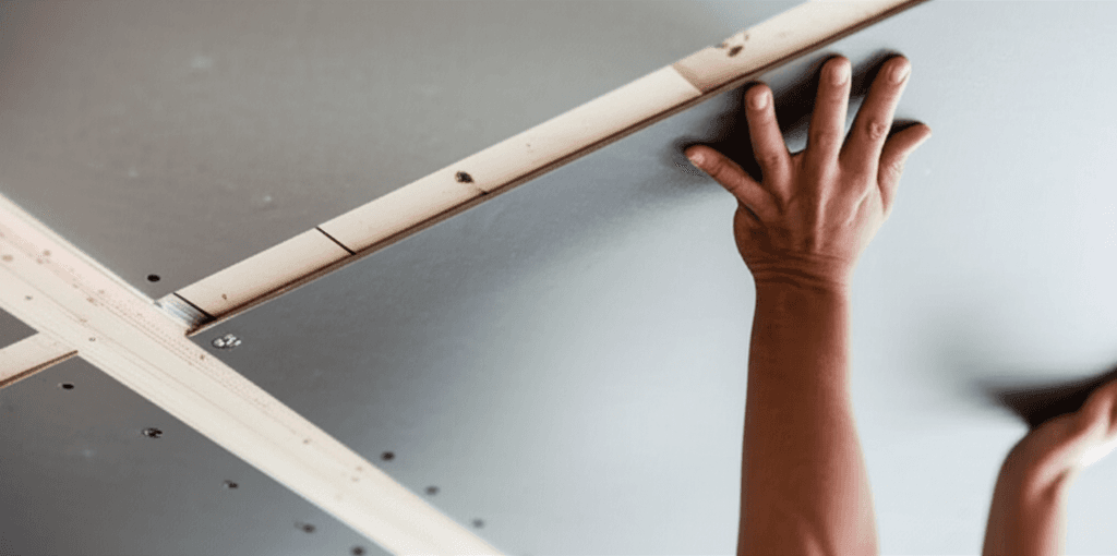 Professional drywall ceiling repair project by RenoHouse in Uxbridge — drywall ceiling repair toronto