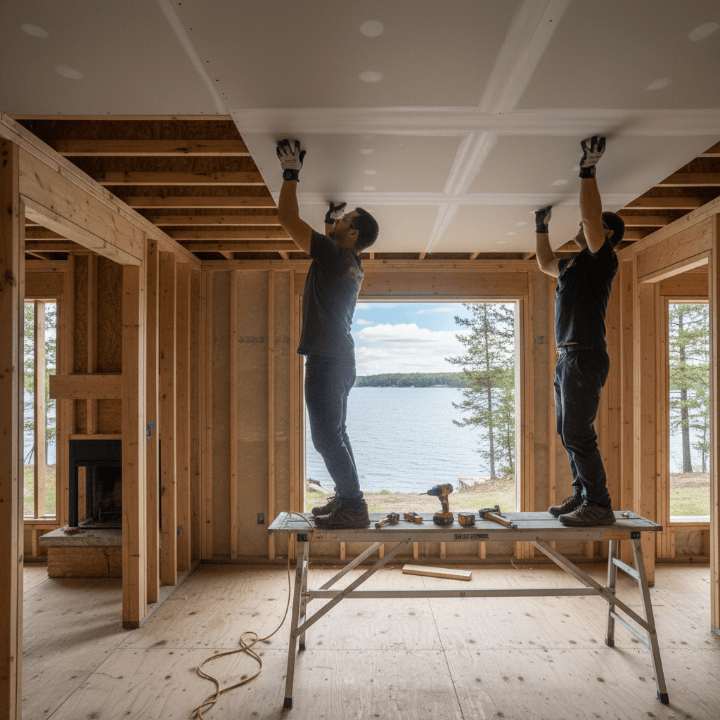 Drywall Ceiling Repair services in Georgina — licensed drywall ceiling repair near me