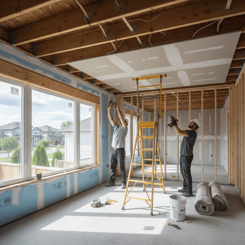 Drywall Ceiling Repair services in Mississauga — licensed drywall ceiling repair near me