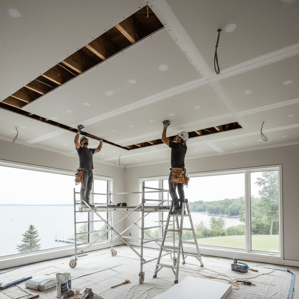 Drywall Ceiling Repair services in Oakville — licensed drywall ceiling repair near me