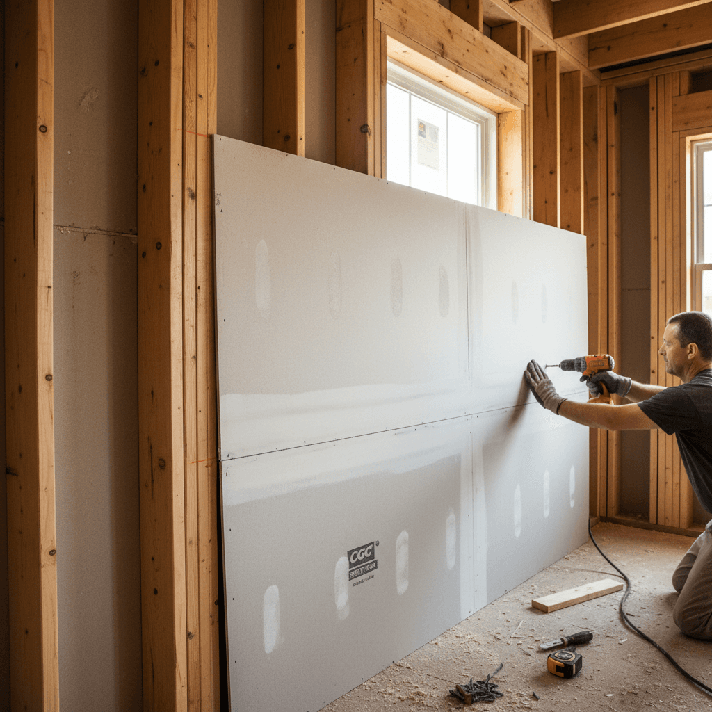 Professional drywall installation project by RenoHouse in Aurora — drywall repair near me