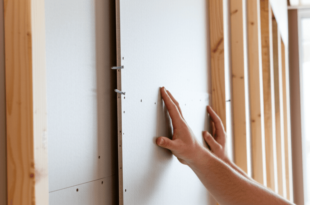 Professional drywall installation project by RenoHouse in Pickering — drywall repair near me