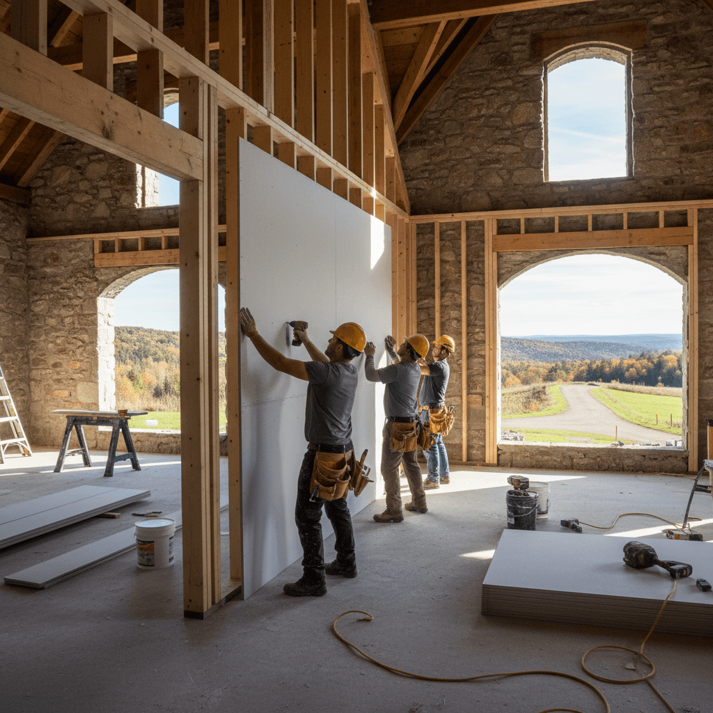 Drywall Installation services in Caledon — licensed drywall repair near me