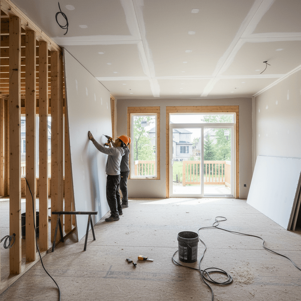 Drywall Installation services in Mississauga — licensed drywall repair near me