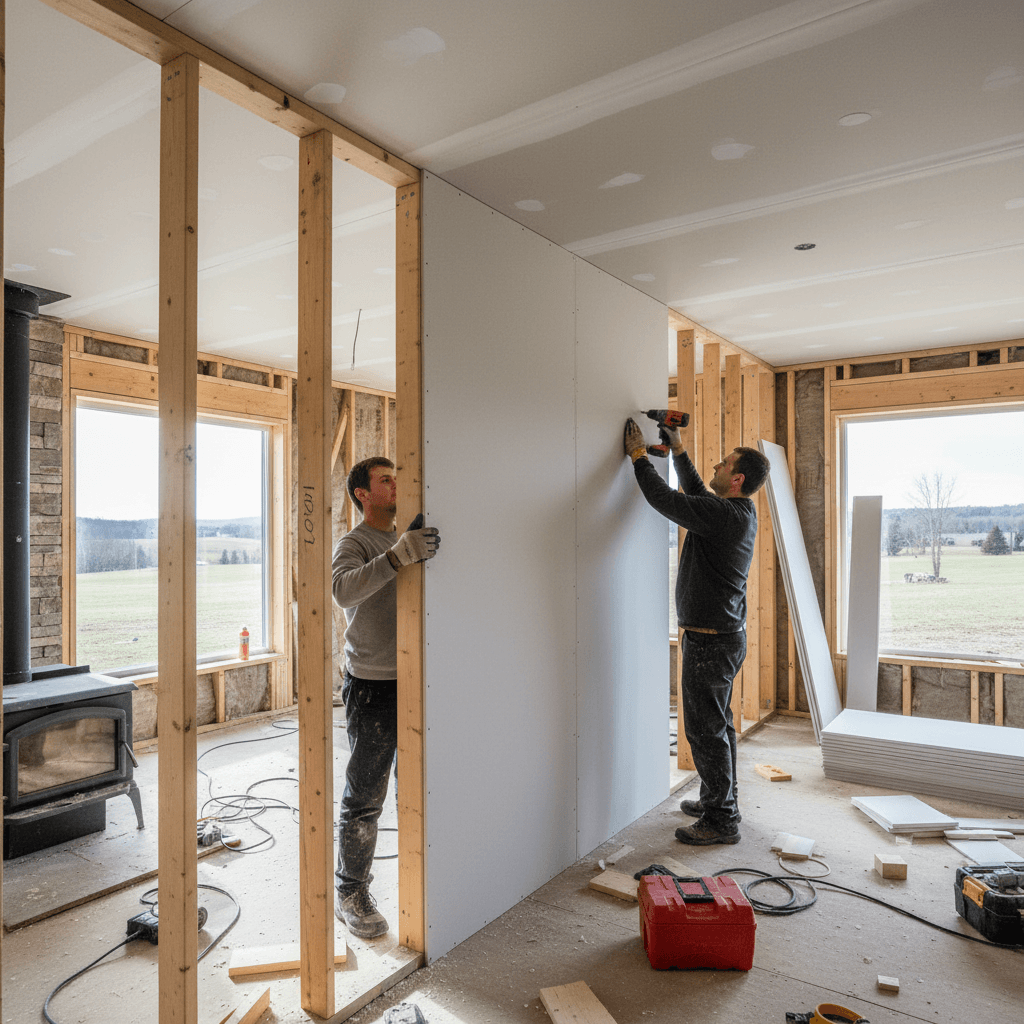 Drywall Installation services in Uxbridge — licensed drywall repair near me
