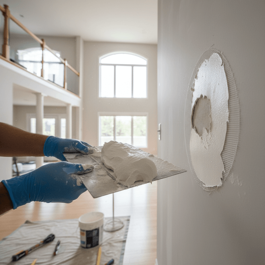 Professional drywall repair project by RenoHouse in Brampton — drywall repair mississauga