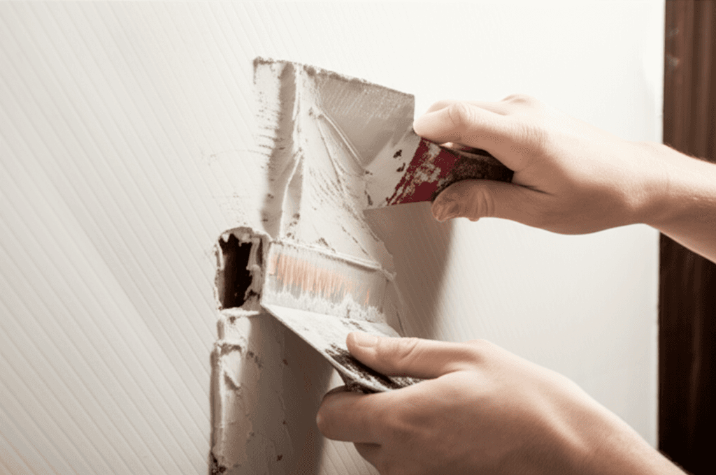 Professional drywall repair project by RenoHouse in Georgetown — drywall repair mississauga