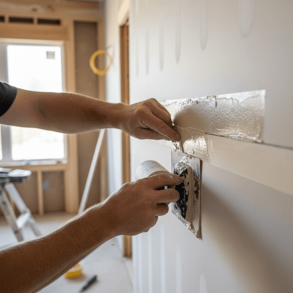 Professional drywall taping & finishing project by RenoHouse in East Gwillimbury — quality workmanship
