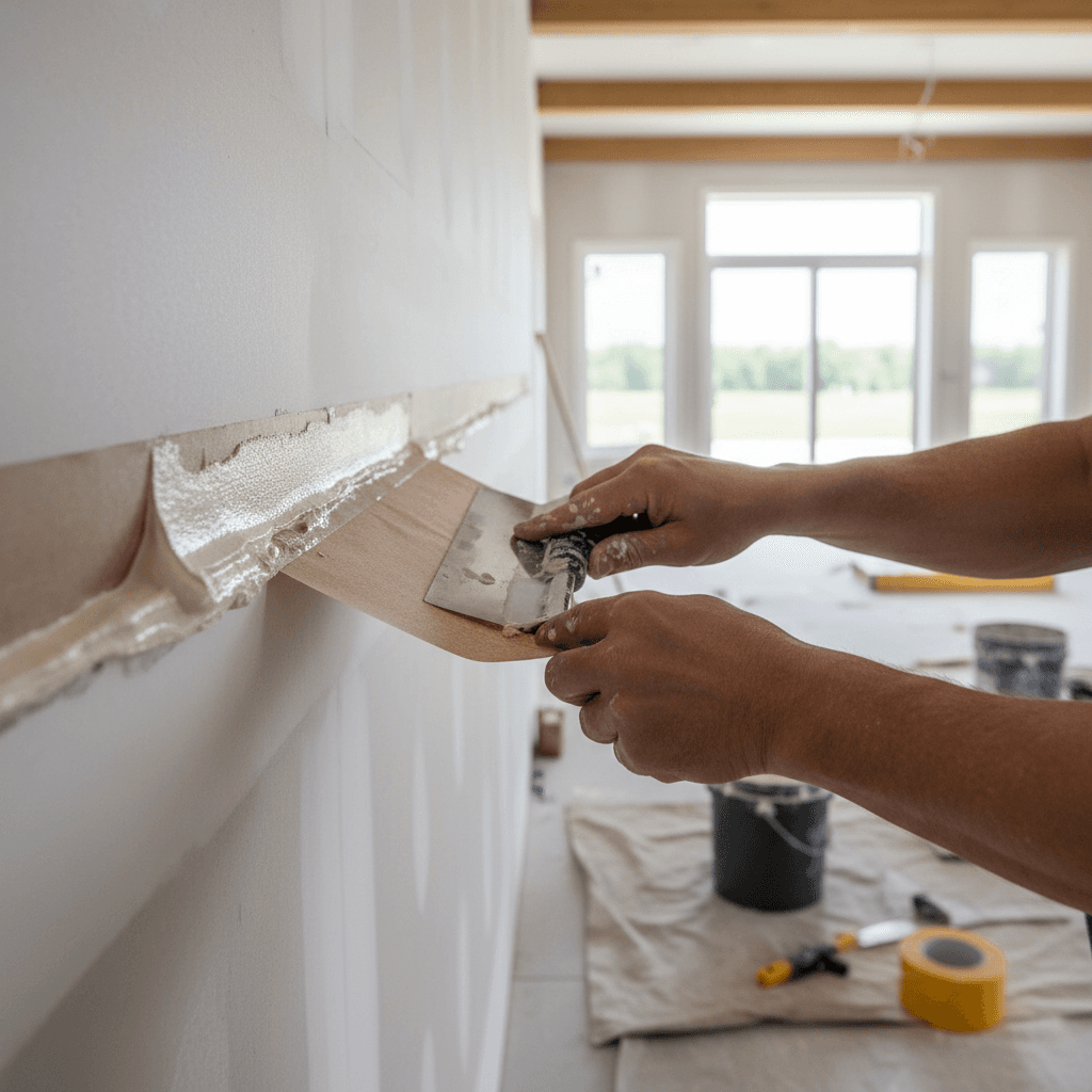 Professional drywall taping & finishing project by RenoHouse in King City — quality workmanship