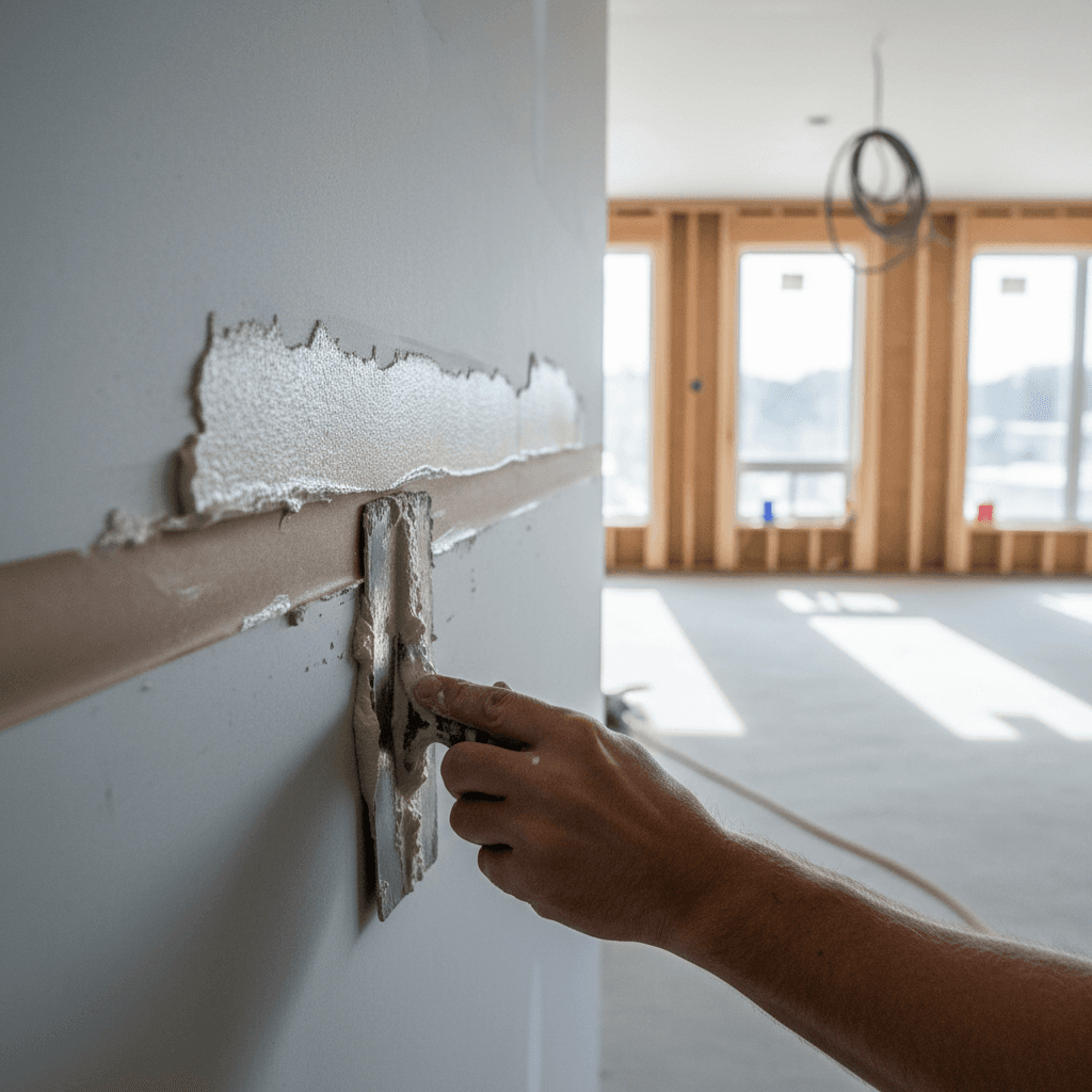 Professional drywall taping & finishing project by RenoHouse in Pickering — quality workmanship