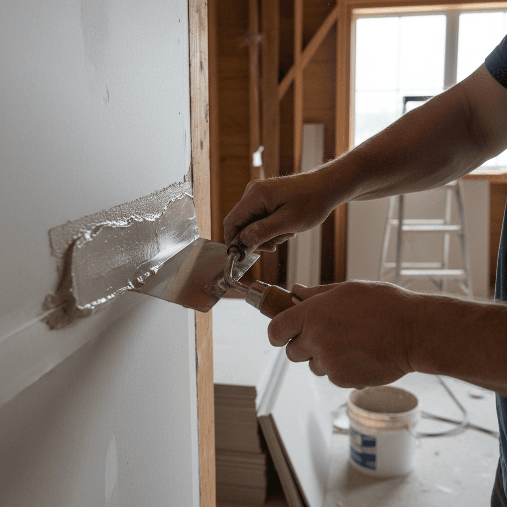 Professional drywall taping & finishing project by RenoHouse in Uxbridge — quality workmanship