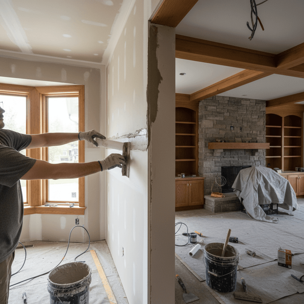 Drywall Taping & Finishing services in Aurora — licensed drywall taper near me