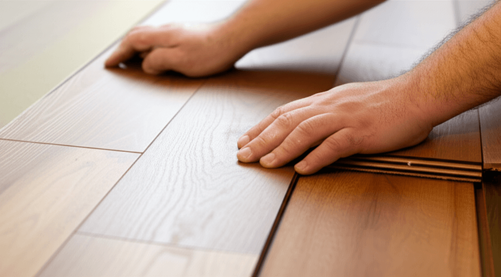 Professional engineered hardwood installation project by RenoHouse in Newmarket — quality workmanship