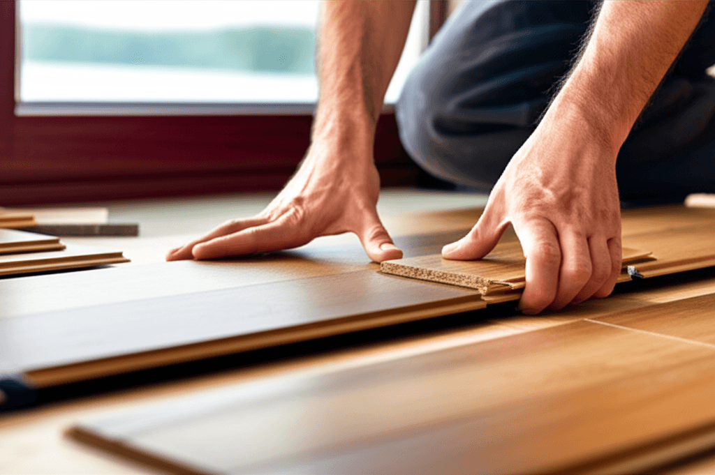 Professional engineered hardwood installation project by RenoHouse in Scugog — quality workmanship