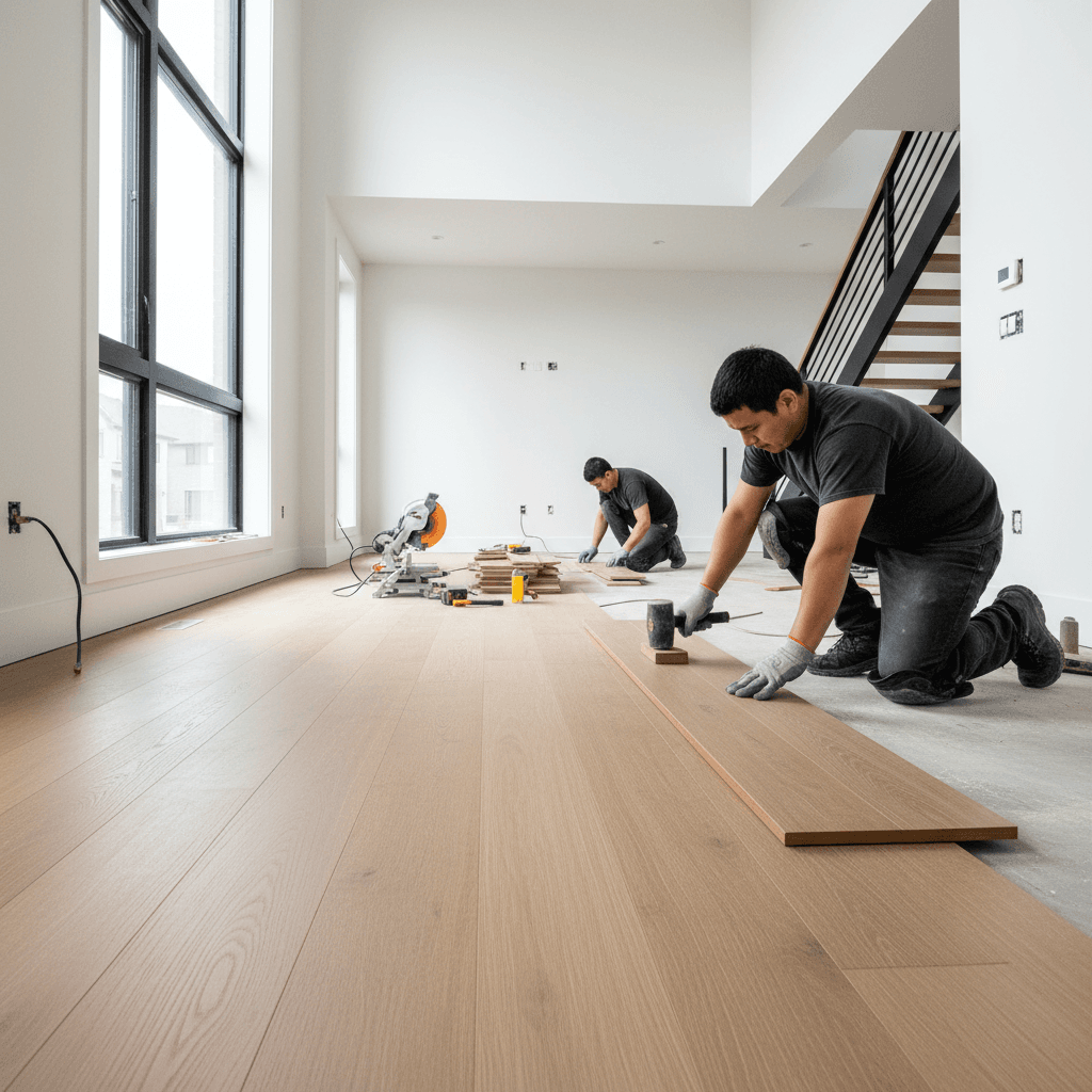 Engineered Hardwood Installation services in Markham — licensed engineered hardwood flooring near me