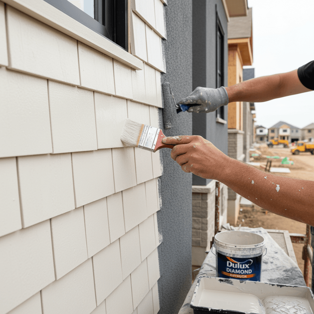 Professional exterior painting services project by RenoHouse in East Gwillimbury — exterior painting services