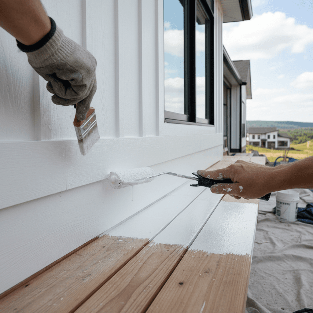 Professional exterior painting services project by RenoHouse in Milton — exterior painting services