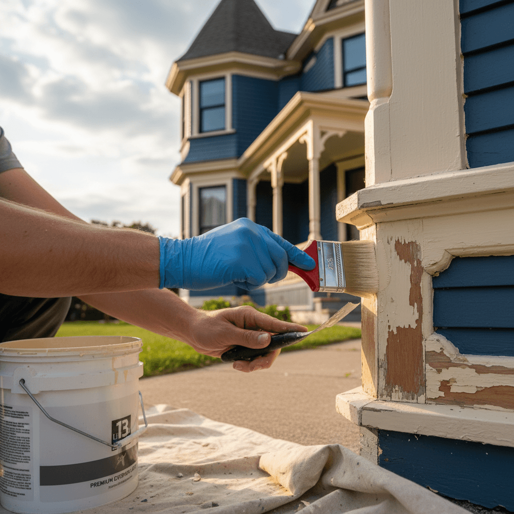Professional exterior painting services project by RenoHouse in Oshawa — exterior painting services