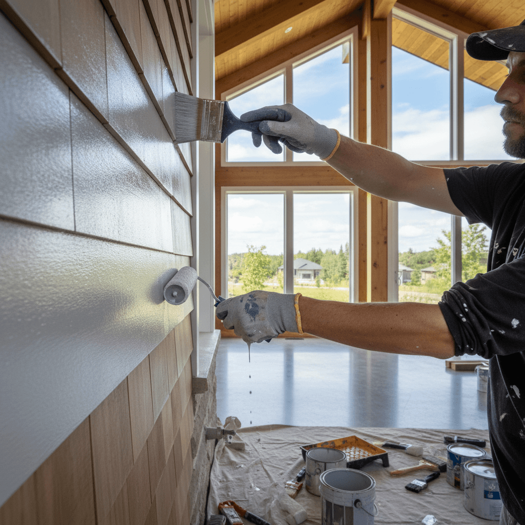 Professional exterior painting services project by RenoHouse in Pickering — exterior painting services