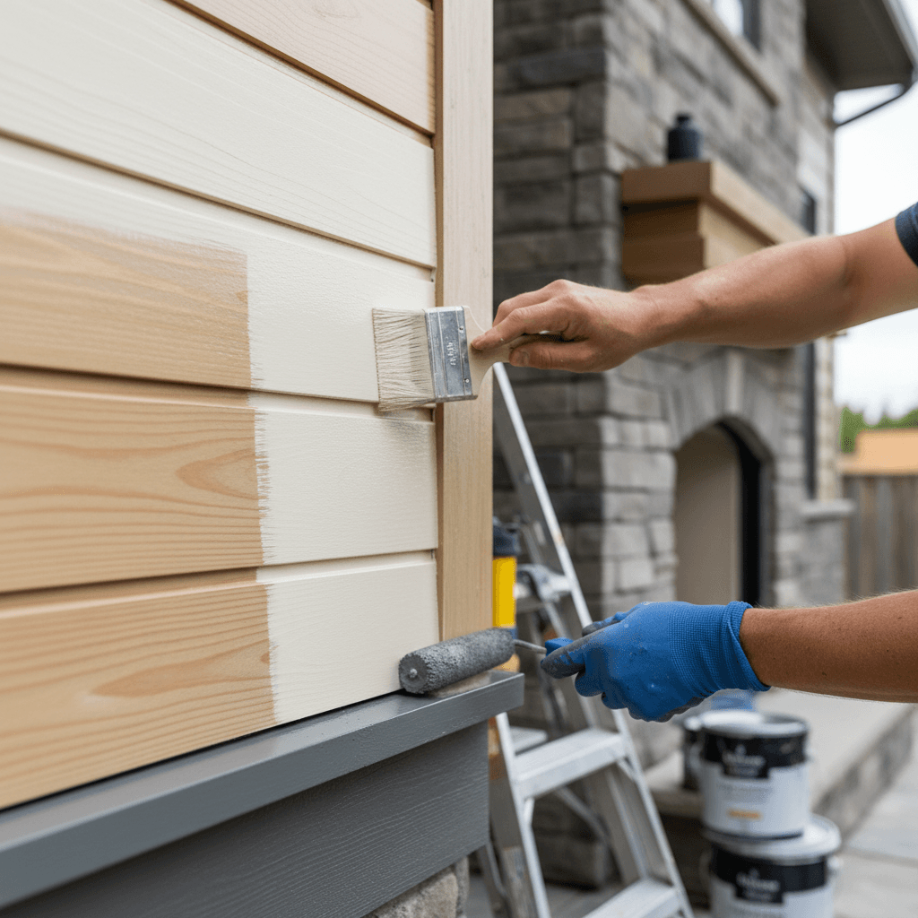 Professional exterior painting services project by RenoHouse in Richmond Hill — exterior painting services