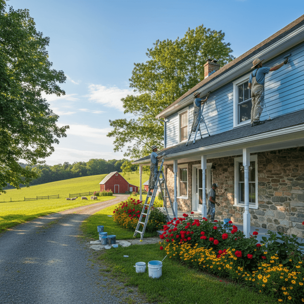 Exterior Painting Services services in Uxbridge — licensed house painters near me