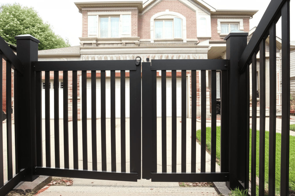 Professional fence gate installation & repair project by RenoHouse in Brampton — deck boards