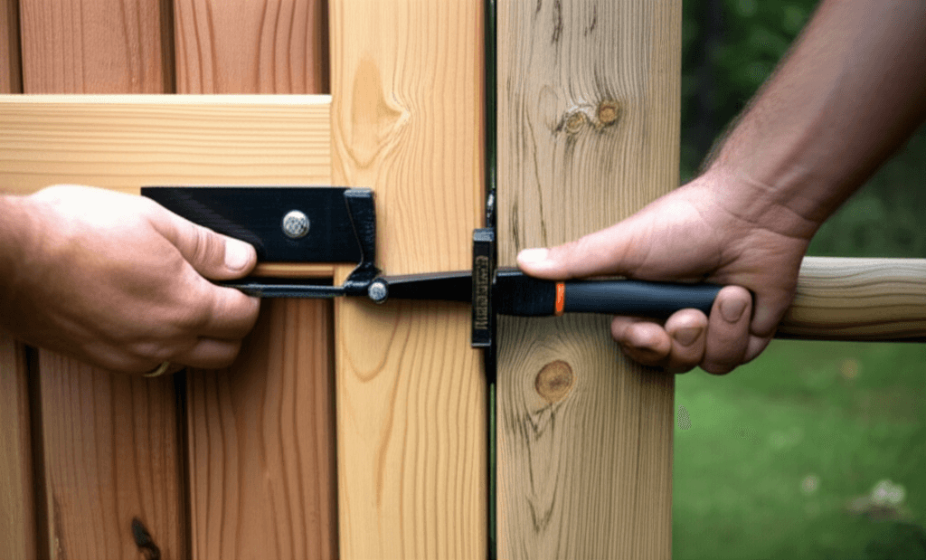Professional fence gate installation & repair project by RenoHouse in Caledon — deck boards
