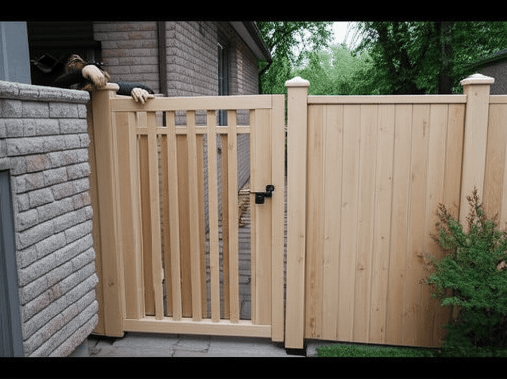 Professional fence gate installation & repair project by RenoHouse in Georgetown — deck boards