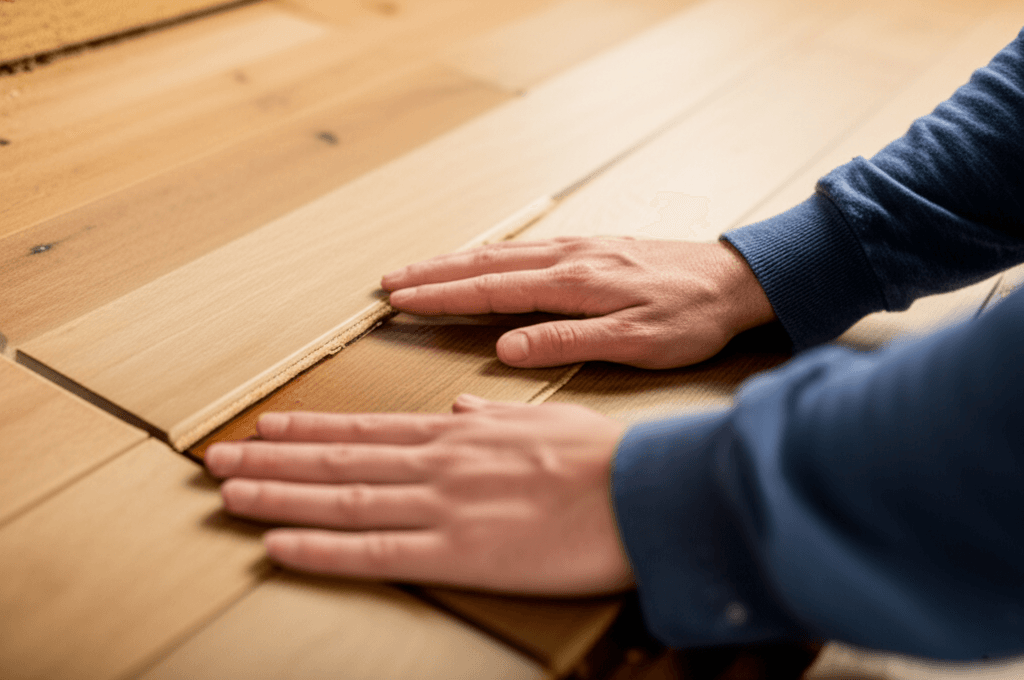 Professional floor repair services project by RenoHouse in Markham — floor repair kit