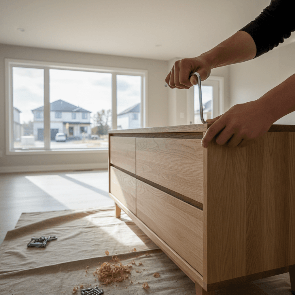 Professional furniture assembly project by RenoHouse in East Gwillimbury — furniture assembly service near me